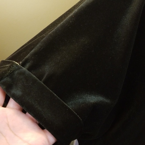 NWOT Ecoté Urban Outfitters velour green dress SZM - Picture 7 of 7